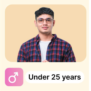 Explore Lab Tests for Men Who are aged under 25 years