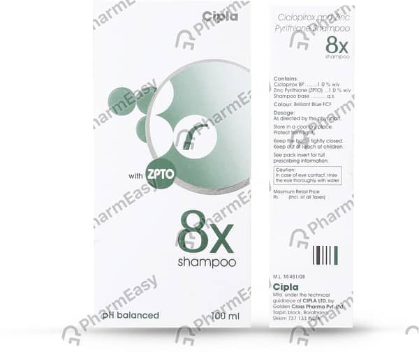 8x Bottle Of 100ml Shampoo