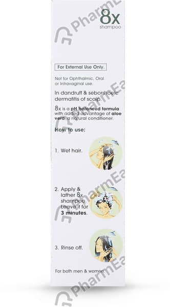 8x Bottle Of 100ml Shampoo