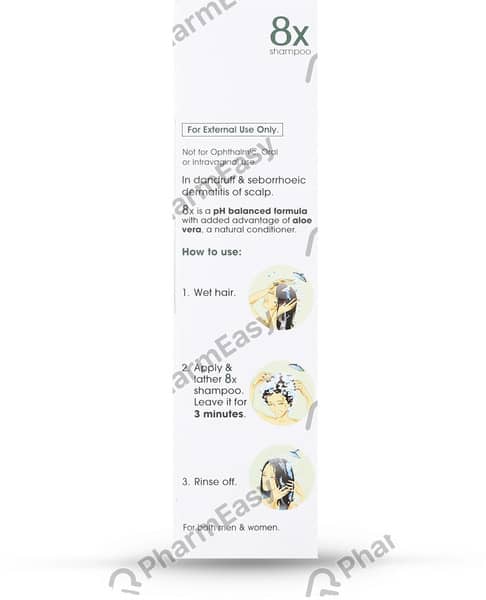 8x Bottle Of 100ml Shampoo