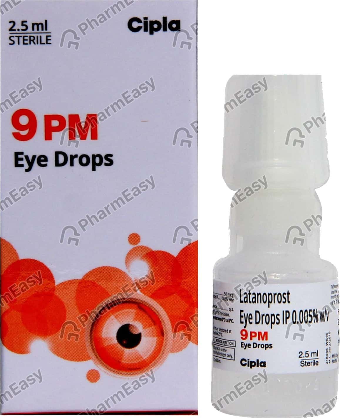9 Pm 50 MCG Eye Drop (2.5) Uses, Side Effects, Price, Dosage