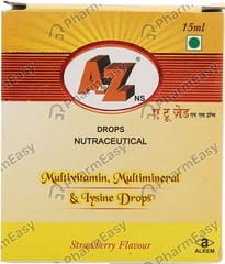 A TO Z NS STRAWBERRY FLAVOUR BOTTLE OF 15ML DROPS