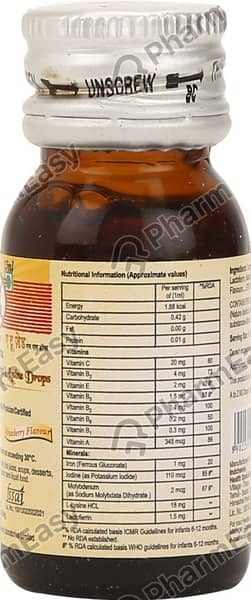 A To Z Ns Strawberry Flavour Bottle Of 15ml Drops