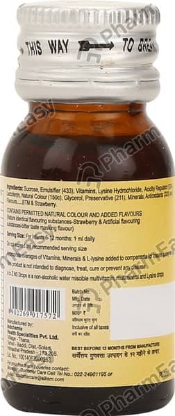 A To Z Ns Strawberry Flavour Bottle Of 15ml Drops