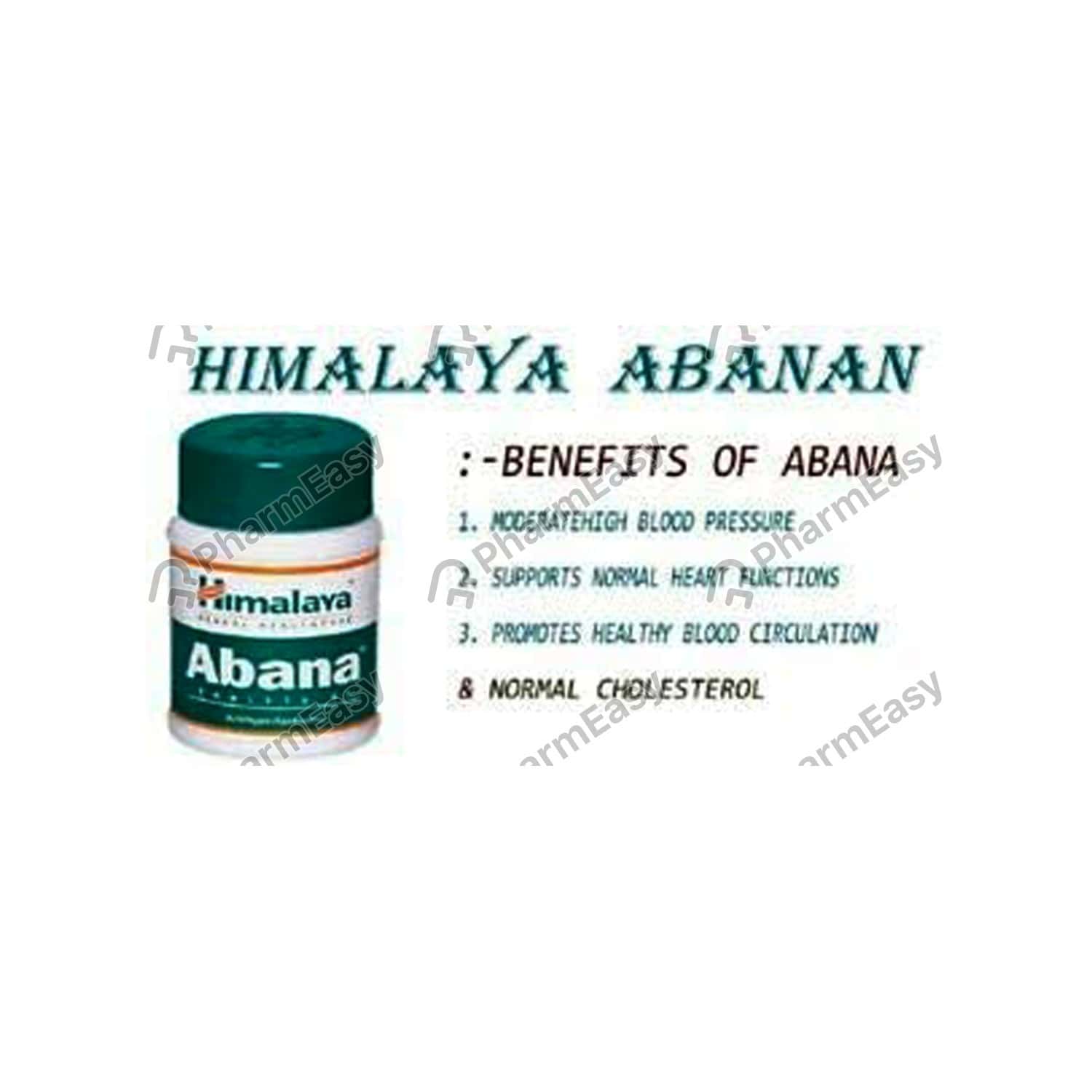 Buy HIMALAYA ABANA TABLETS 60'S Online & Get Upto 60 OFF at PharmEasy