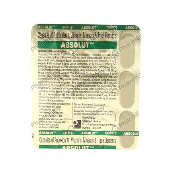 Absolut Strip Of 10 Capsules