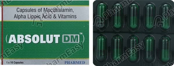 Absolut Dm Strip Of 10 Capsules