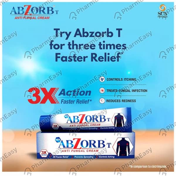 Abzorb 1% Tube Of 15Gm Cream