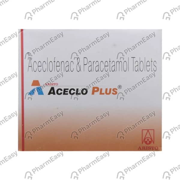Aceclo Plus Strip Of 15 Tablets