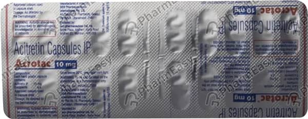 Acrotac 10mg Strip Of 10 Capsules