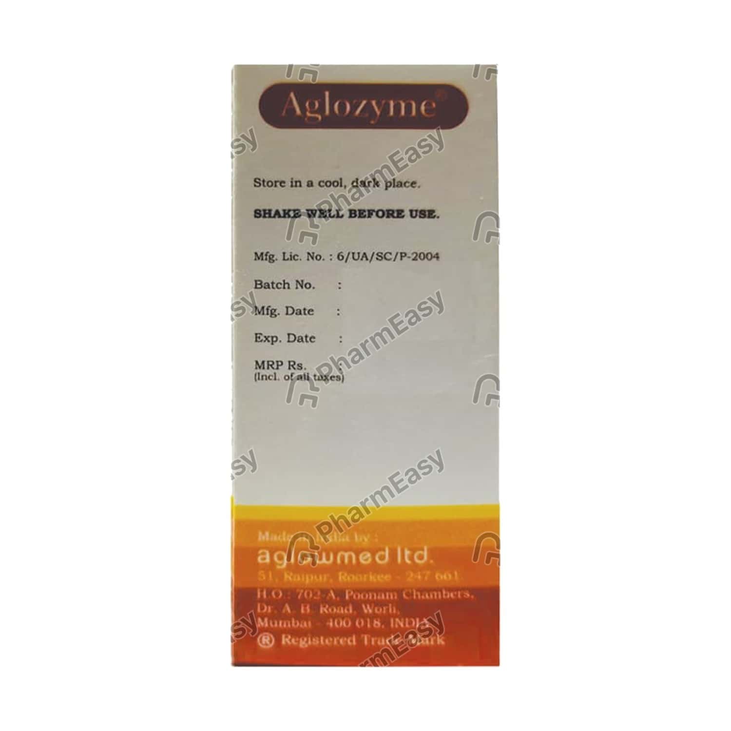 Buy Aglozyme Bottle Of 15ml Drops Online at Flat 18 OFF* PharmEasy