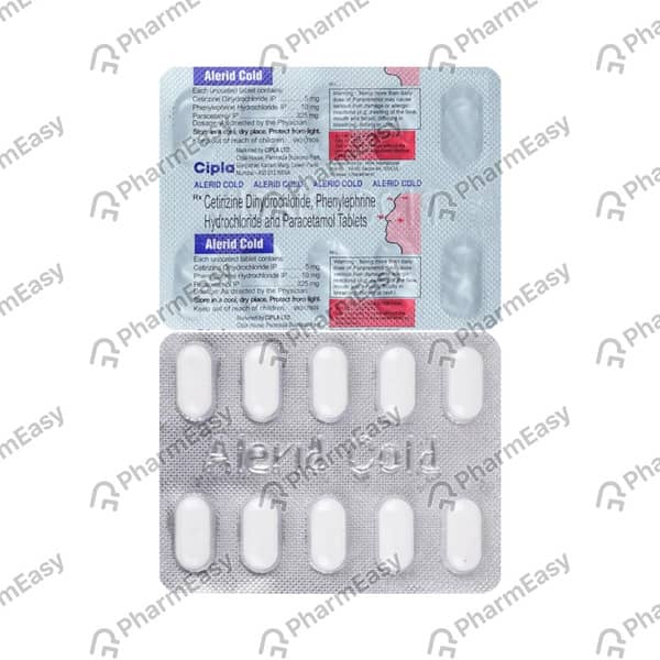 Alerid Cold Strip Of 10 Tablets