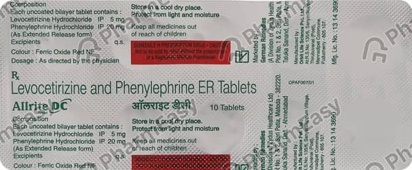 Allrite Dc Strip Of 10 Tablets