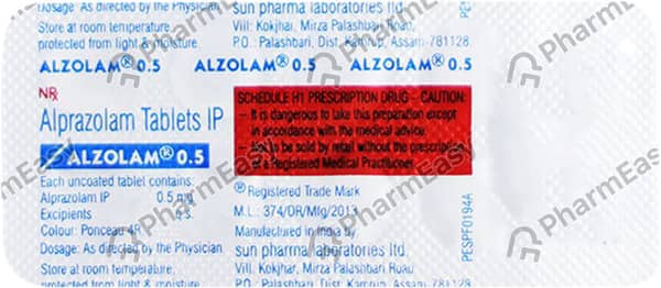 Alzolam 0.5mg Tablet