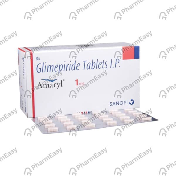 Amaryl 1mg Strip Of 10 Tablets