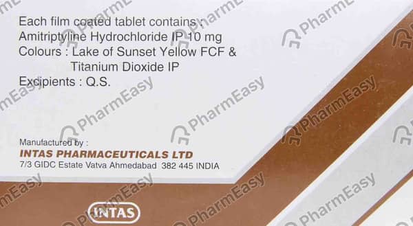 Amitone 10mg Strip Of 10 Tablets