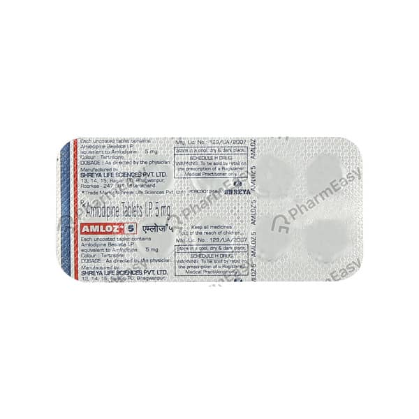 Amloz 5Mg Tablet