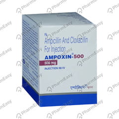 AMPOXIN 500MG DRY VIAL OF 1 POWDER FOR INJECTION