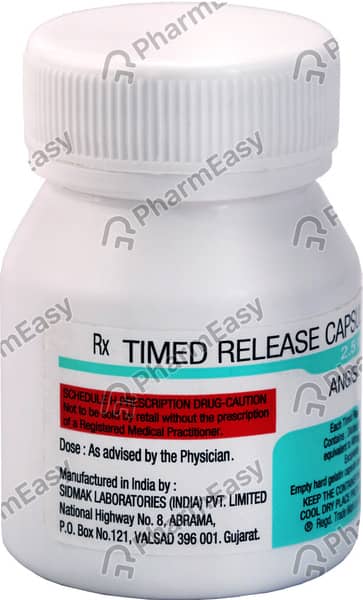 Angispan Tr 2.5mg Bottle Of 25 Capsules