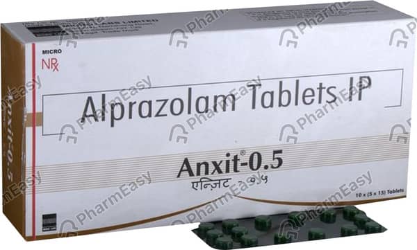 Anxit 0.5mg Strip Of 15 Tablets