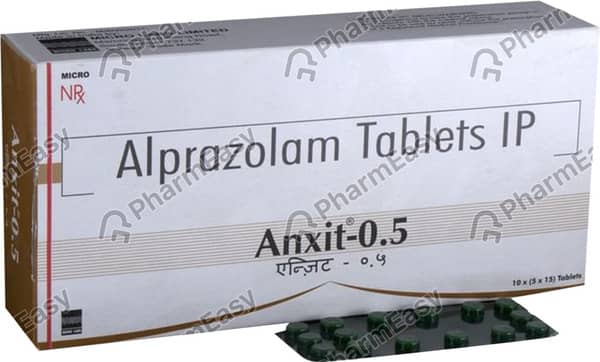 Anxit 0.5mg Strip Of 10 Tablets