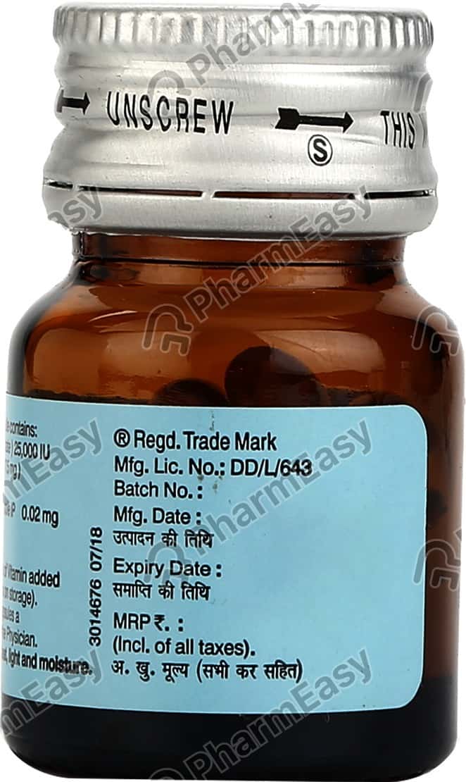 Aquasol A Bottle Of 30 Capsules