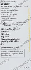 ARCALION STRIP OF 10 TABLETS