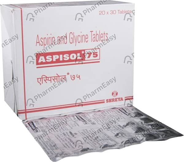 Aspisol 75mg Strip Of 10 Tablets