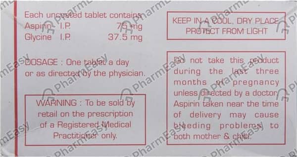 Aspisol 75mg Strip Of 10 Tablets