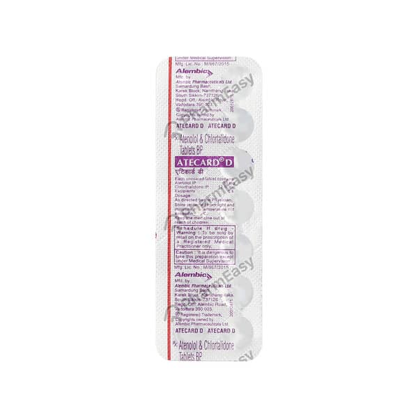 Atecard D Strip Of 14 Tablets