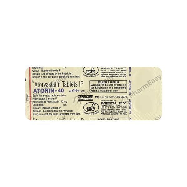 Atorin 40mg Tablet