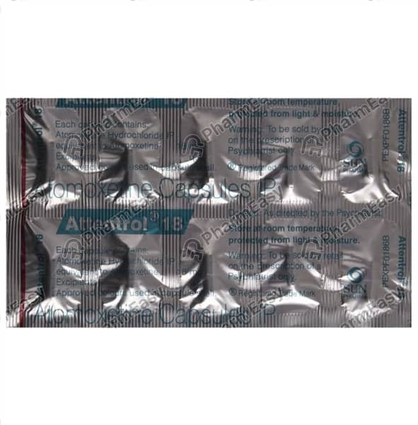 Attentrol 18mg Capsule