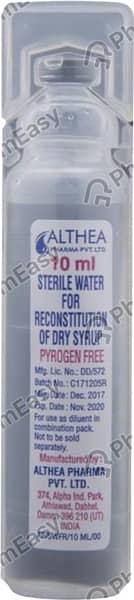 Azee 100mg Dry Syrup | Peppermint Flavour