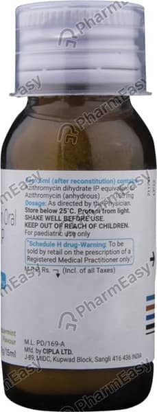 Azee 100mg Dry Syrup | Peppermint Flavour