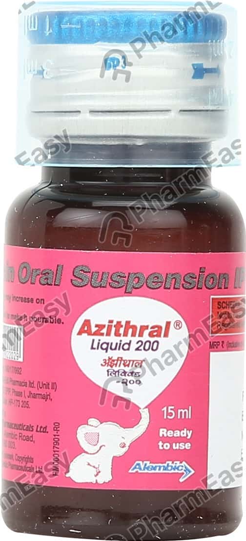 Azithral 40 MG Oral Liquid (15) Uses, Side Effects, Price & Dosage