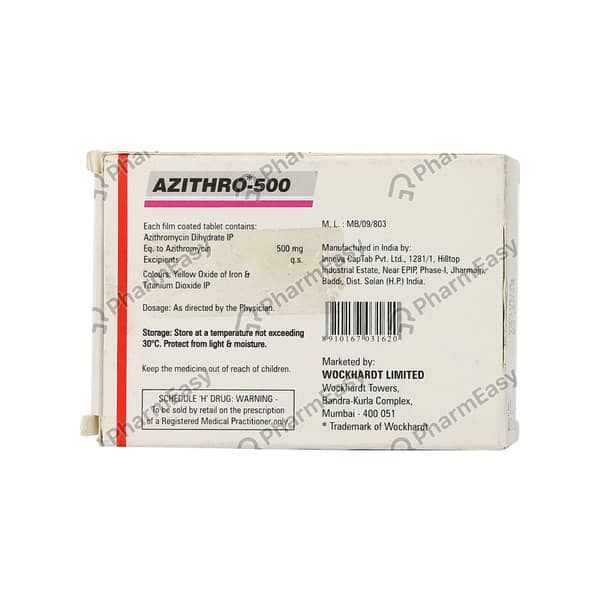 अज़िथ्रो 500 टैबलेट