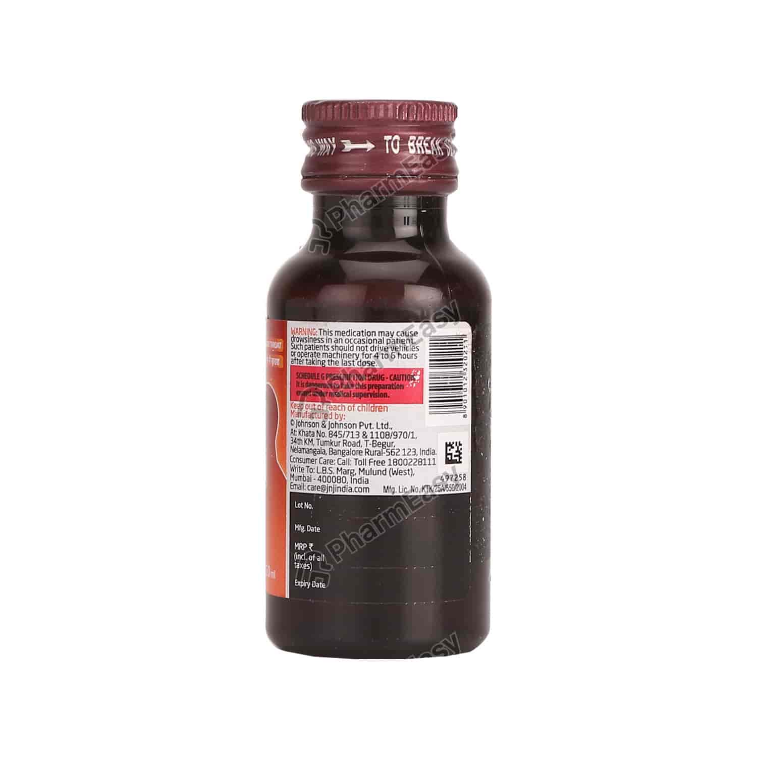 Buy Benadryl Cough Formula 50ml Online at Flat 18 OFF* PharmEasy