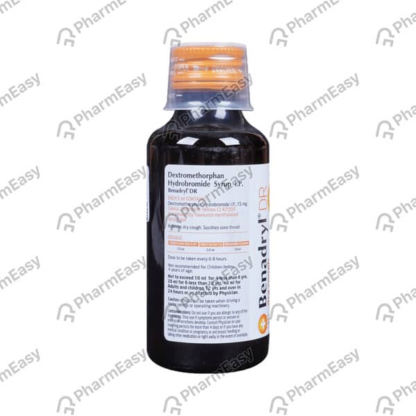 Benadryl Bottle Of 100ml Syrup