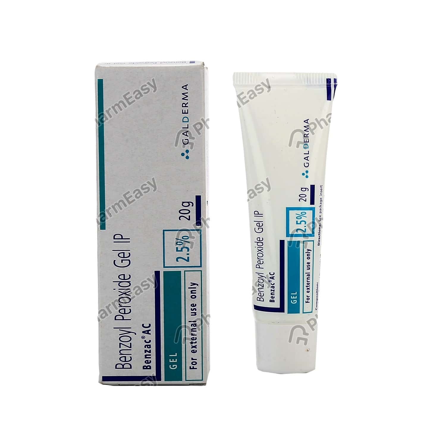 Benzac Ac 2.5 W/W Gel (20) Uses, Side Effects, Dosage, Composition