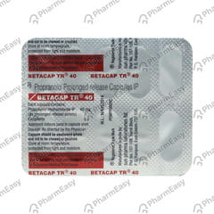 BETACAP TR 40MG STRIP OF 10 CAPSULES