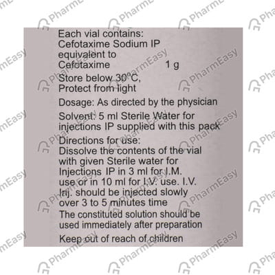 Biotax 1gm Dry Vial Of 1 Powder For Injection