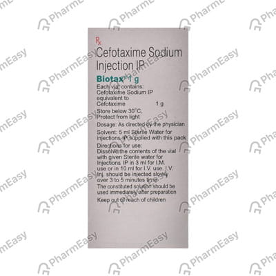 Biotax 1gm Dry Vial Of 1 Powder For Injection