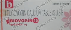 BIOVORIN 15MG STRIP OF 10 TABLETS