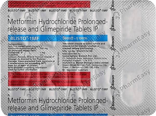 Blisto 1mf Strip Of 10 Tablets