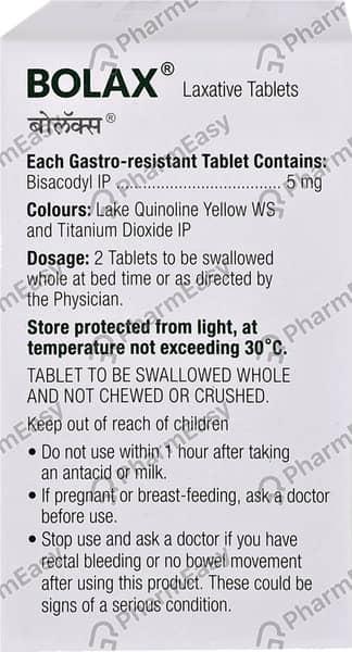 Bolax 5Mg Strip Of 10 Tablets