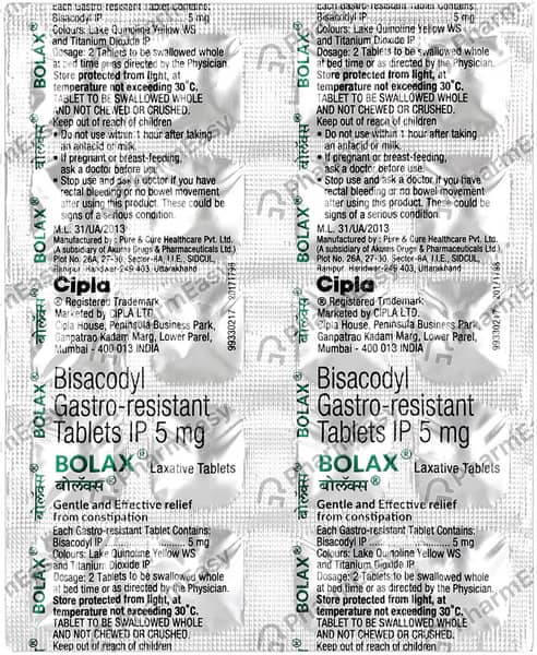 Bolax 5Mg Strip Of 10 Tablets