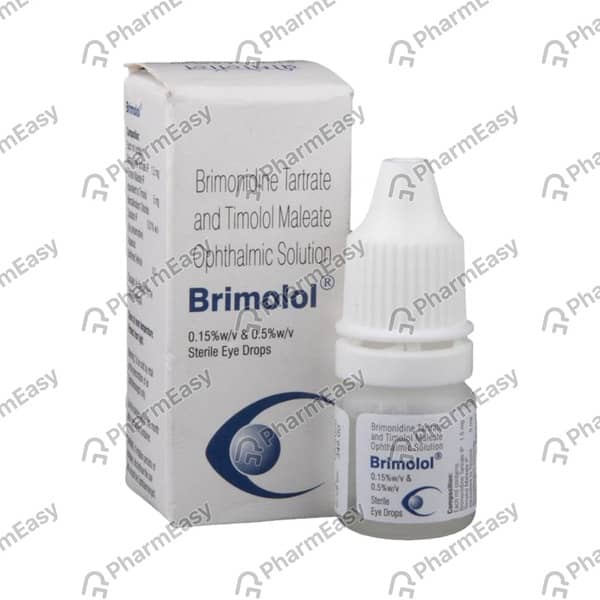 Brimolol Bottle Of 10ml Eye Drops