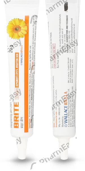 Brite Tube Of 20gm Cream