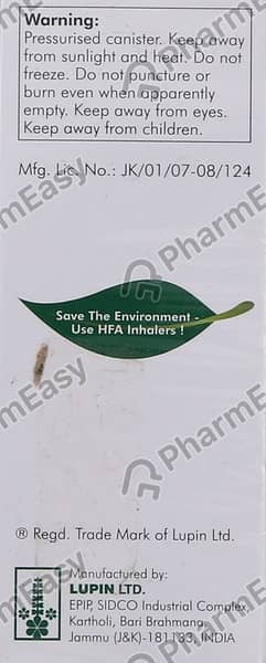 बुडामेट 400एमसीजी का पैकेट 120एमडी ट्रैनशैलेर