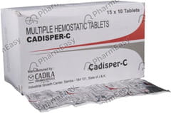 CADISPER C STRIP OF 10 TABLETS